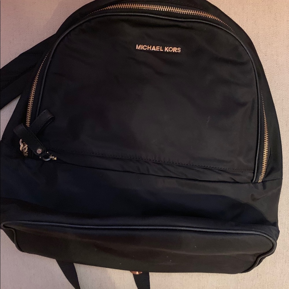 MICHAEL KORS Black Nylon Backpack